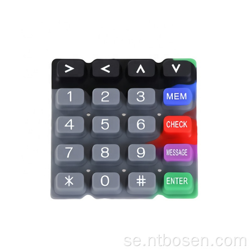 Anpassade nycklar Silikon Desktop Calculator Wireless Numeric Keypad